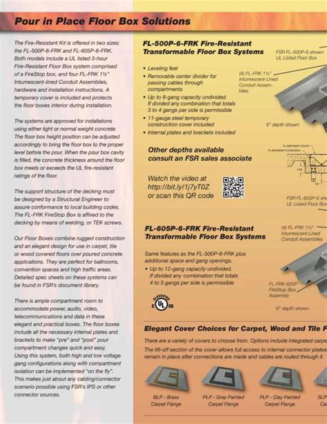 fsr products catalog